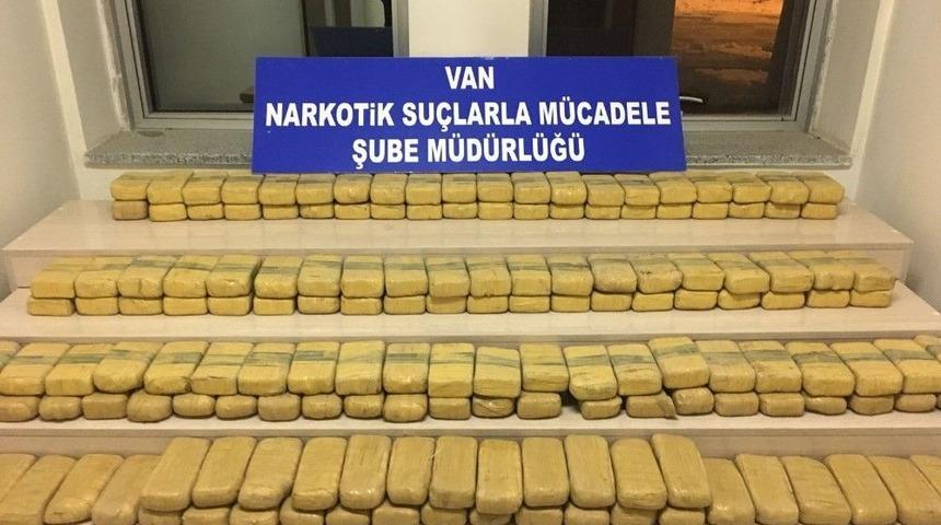 Van&rsquo;da 81 Kilo Eroin Ele Ge&ccedil;irildi