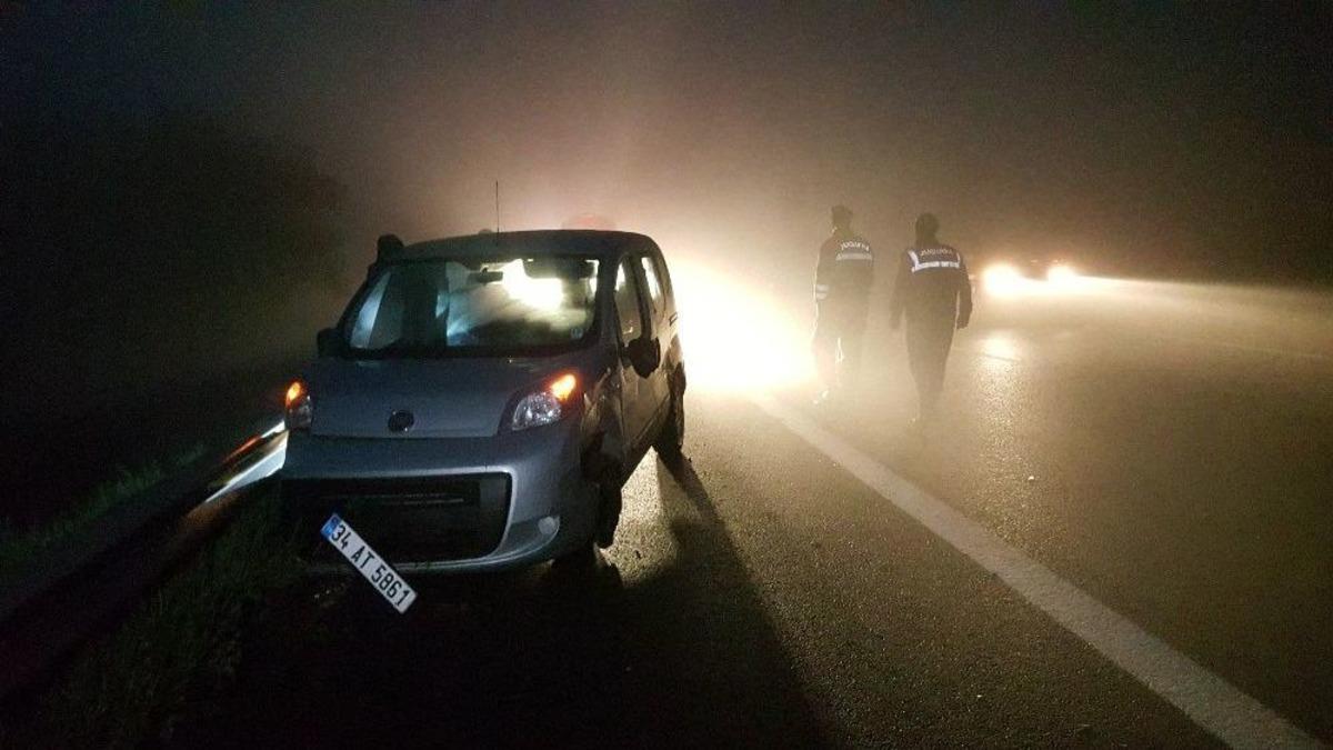 Otoyolda Yoğun Sis Kazaya Neden Oldu;1 &Ouml;l&uuml;