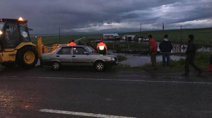 Kars&rsquo;ı Sel Vurdu