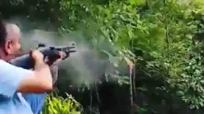 T&uuml;fekle Ateş Ederek Ağacı Kopartan Kişi Hakkında Yasal İşlem Başlatıldı