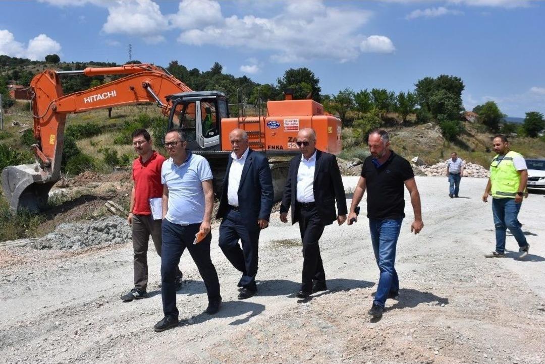 Dursunbey-balıkesir Duble Yolunda &Ccedil;alışmalar Yeniden Başladı