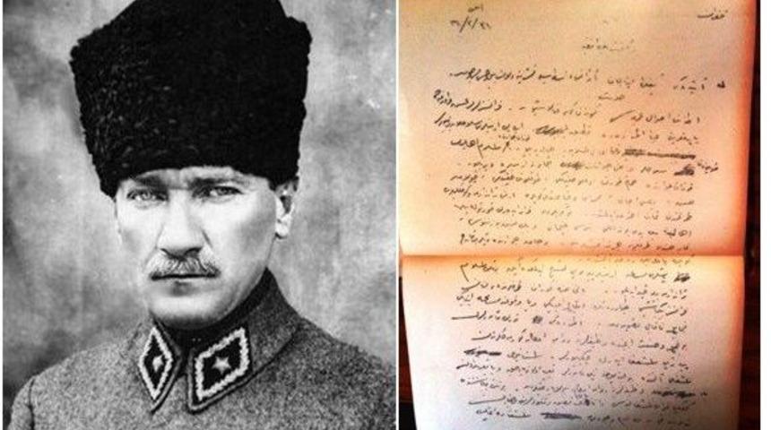Atat&uuml;rk&rsquo;&uuml;n Kozan&rsquo;daki Katliamları Protesto Belgesi Bulundu