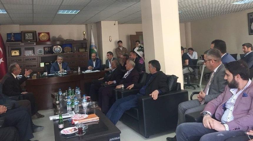 Başkan Keskin’den Başkan Taş’a Ziyaret