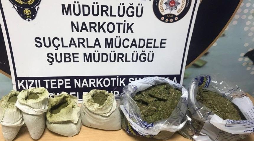 Kızıltepe&rsquo;de 7 Kilo 200 Gram Esrar Ele Ge&ccedil;irildi