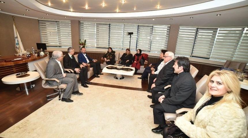 Dr. Sadık Ahmet&rsquo;in Eşinden Doğan&rsquo;a Ziyaret