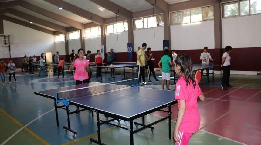 B&uuml;y&uuml;kşehir K&uuml;lt&uuml;r Merkezleri&rsquo;nde Masa Tenisi Turnuvası Heyecanı