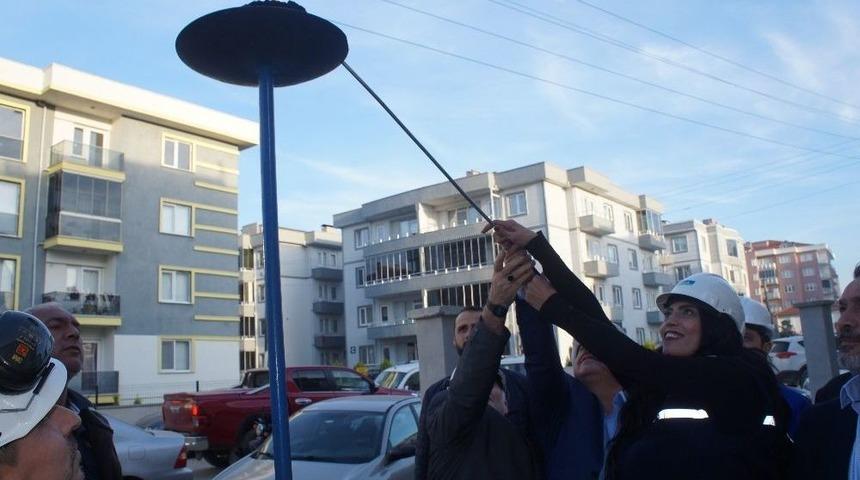Lapseki’ye Verilen İlk Doğal Gaz Ateşlendi