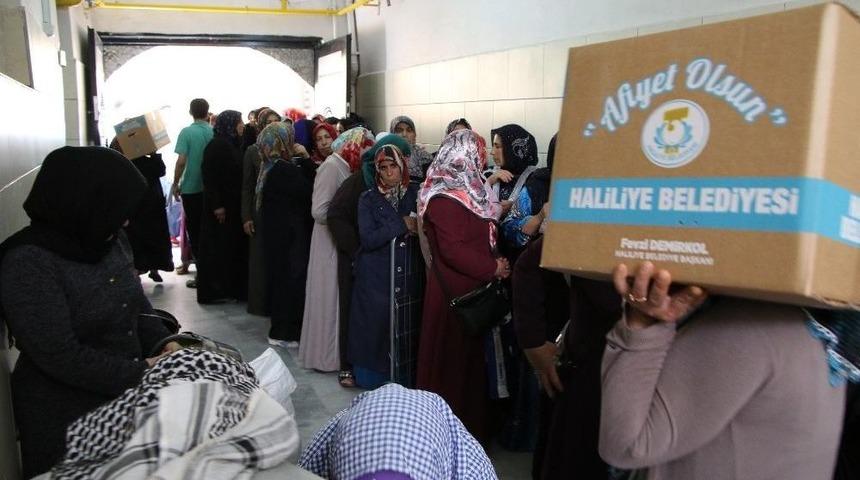 Şanlıurfa&rsquo;da İhtiya&ccedil; Sahibi Ailelere Gıda Yardımı