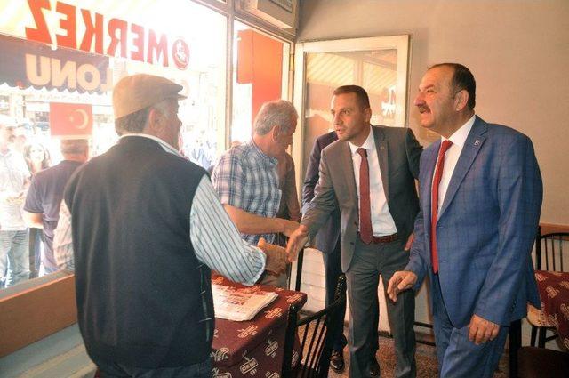 Mhp Milletvekili Adayları Yenice’de Esnaf Gezdi