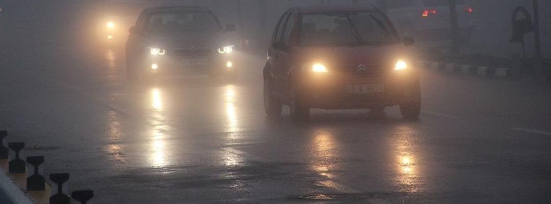 Manisa&rsquo;da Yoğun Sis Etkili Oldu