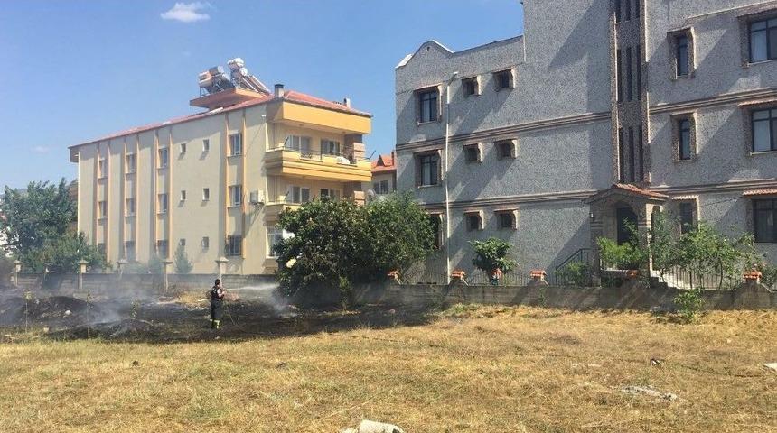 Milas&rsquo;ta Otluk Alanda Yangın