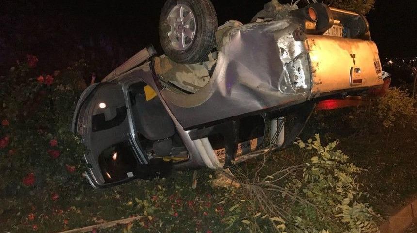 Bilecik&rsquo;te Buzlanmadan Dolayı Aynı Yerde 2 Ayrı Kaza; 1 Yaralı