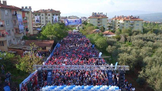 Başkan Çeçrioğlu, Karacasu Spor Ve Sosyal Tesisinin Temelini Attı