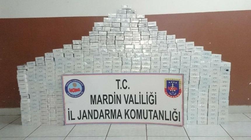 &Ouml;merli&rsquo;de 8 Bin 300 Paket Ka&ccedil;ak Sigara Ele Ge&ccedil;irildi