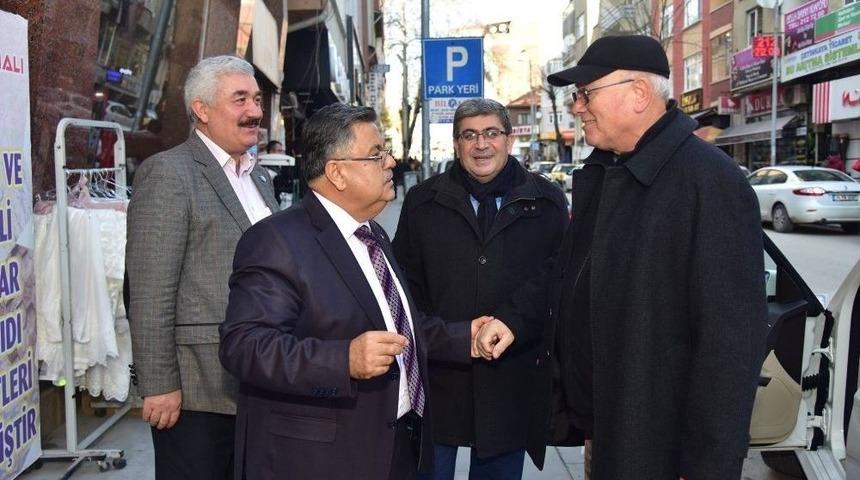 Başkan Yağcı&rsquo;dan Esnaf Ve Vatandaş Ziyareti