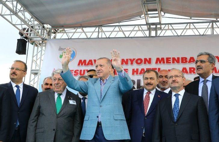 Cumhurbaşkanı Erdoğan Mavi Tünel İçme Suyu İsale Hattı Ve Arıtma Tesisini Açtı G4