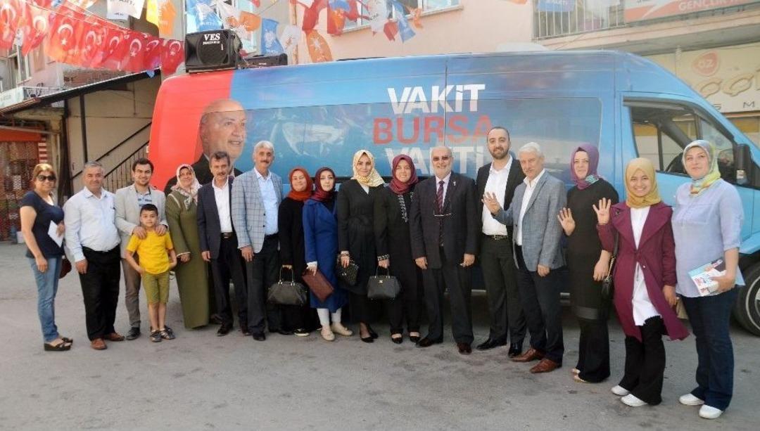 Ak Parti Milletvekili Adayı Yelis, Se&ccedil;im &Ccedil;alışmalarına Yenişehir&rsquo;de Devam Ediyor