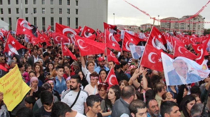 Chp&rsquo;nin Cumhurbaşkanı Adayı Muharrem İnce Malatya&rsquo;da