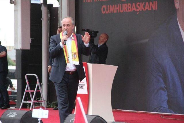 Chp’nin Cumhurbaşkanı Adayı Muharrem İnce Malatya’da