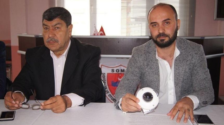 Soma&rsquo;da Ticari Ara&ccedil;lara Kamera Takılıyor