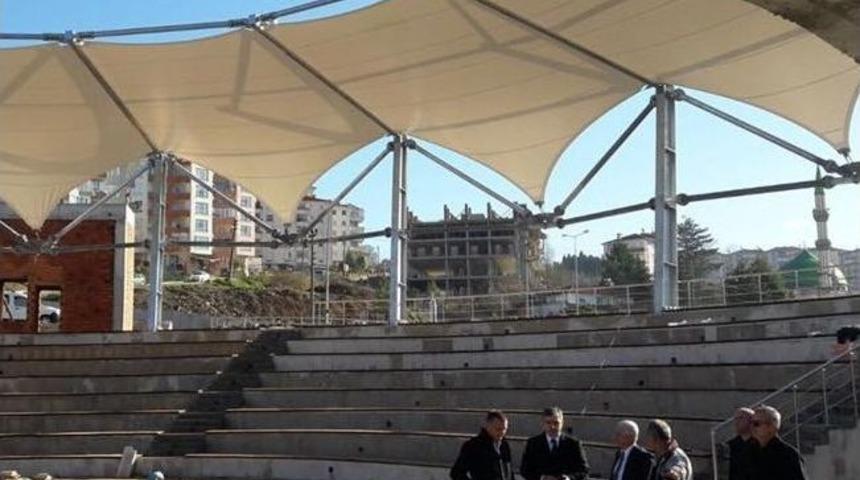 Belediye Başkanı Cüneyt Yemenici Çalışmaları Yerinde İnceledi