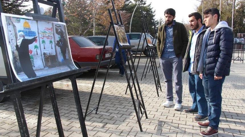 Elazığ&rsquo;da &lsquo;kud&uuml;s Filistin&rsquo;in Başkenti&rsquo; Fotoğraf Sergisi