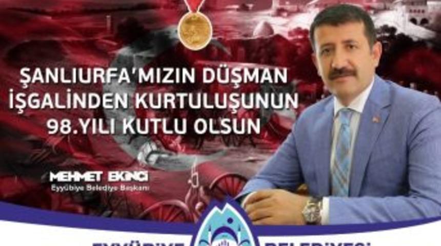 Urfa&rsquo;nın D&uuml;şman İşgalinden Kurtuluşunun Yıl D&ouml;n&uuml;m&uuml; Kutlamaları
