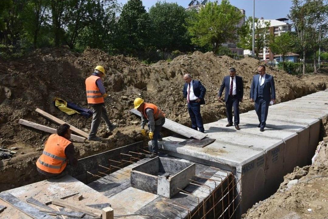 Başkan Kayda, Yağmursuyu &Ccedil;alışmalarını İnceledi