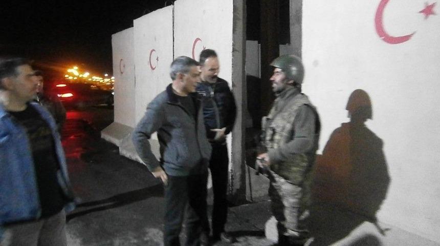 Kaymakam &Ouml;zkan&rsquo;dan Polis Kontrol Noktasına Ziyaret