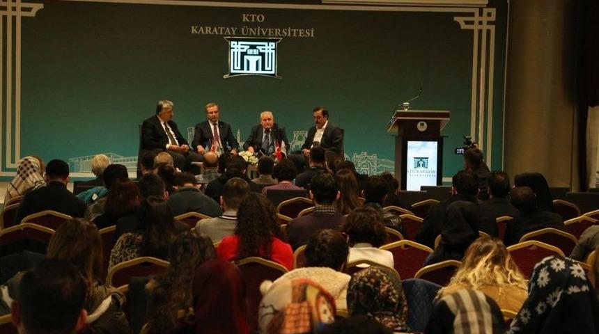 Kto Karatay&rsquo;da, &ldquo;ticaret Ahlakı Ve Helal Kazan&ccedil; Kavramında Mevl&acirc;n&acirc;&rdquo; S&ouml;yleşisi