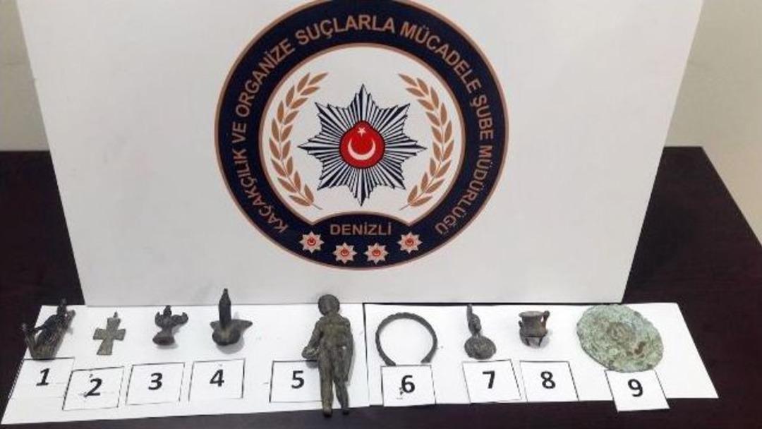 Denizli&rsquo;de Tarihi Eser Ele Ge&ccedil;irildi