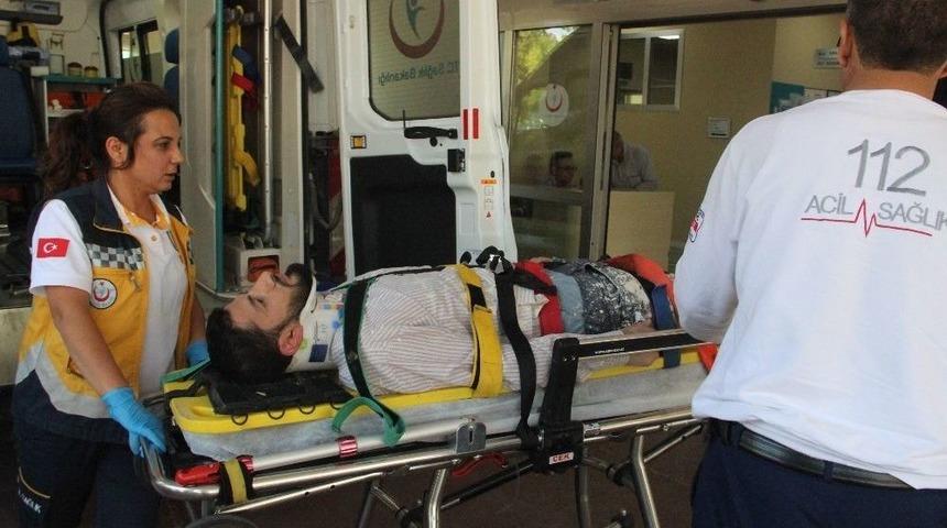 İnşaattan D&uuml;şen Suriyeli İş&ccedil;i Ağır Yaralandı