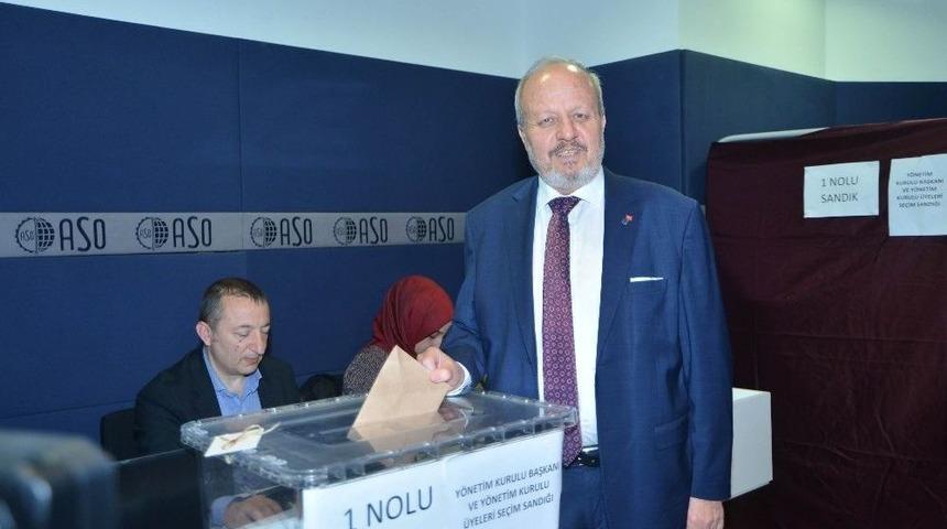 Nurettin &Ouml;zdebir Yeniden Aso Başkanı Se&ccedil;ildi