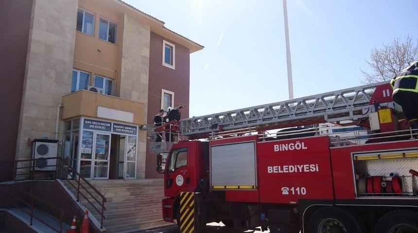 Bing&ouml;l&rsquo;de Polislere Yangın Eğitimi