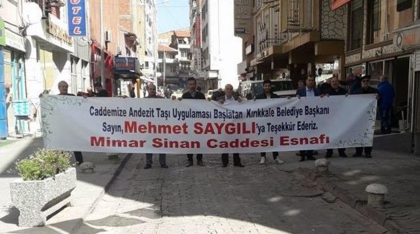 Esnaftan Başkan Saygılı&rsquo;ya Teşekk&uuml;r
