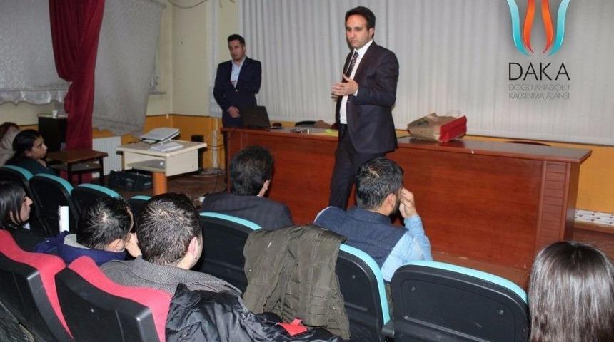 &Ccedil;aldıran&rsquo;da Daka Desteğiyle &lsquo;proje D&ouml;ng&uuml;s&uuml; Y&ouml;netimi&rsquo; Eğitimi