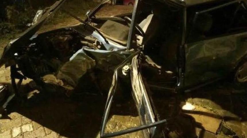 17 Yaşındaki Gencin Hayatını Kaybettiği Kazanın G&ouml;r&uuml;nt&uuml;leri Ortaya &Ccedil;ıktı