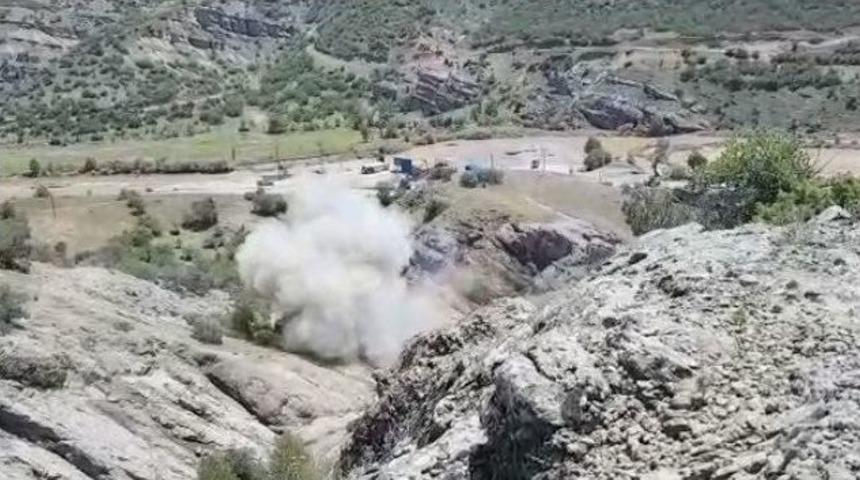 O Ter&ouml;ristlerin Tuzakladığı 200 Kilo Patlayıcı İmha Edildi