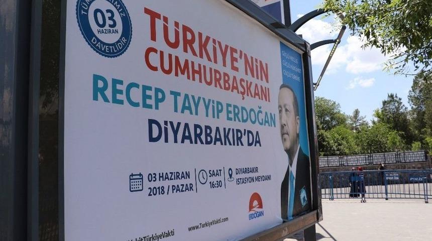 Diyarbakır Cumhurbaşkanı Erdoğan&rsquo;a Hazır