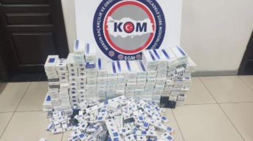 Mersin&rsquo;de 3 Bin 955 Paket G&uuml;mr&uuml;k Ka&ccedil;ağı Sigara Ele Ge&ccedil;irildi