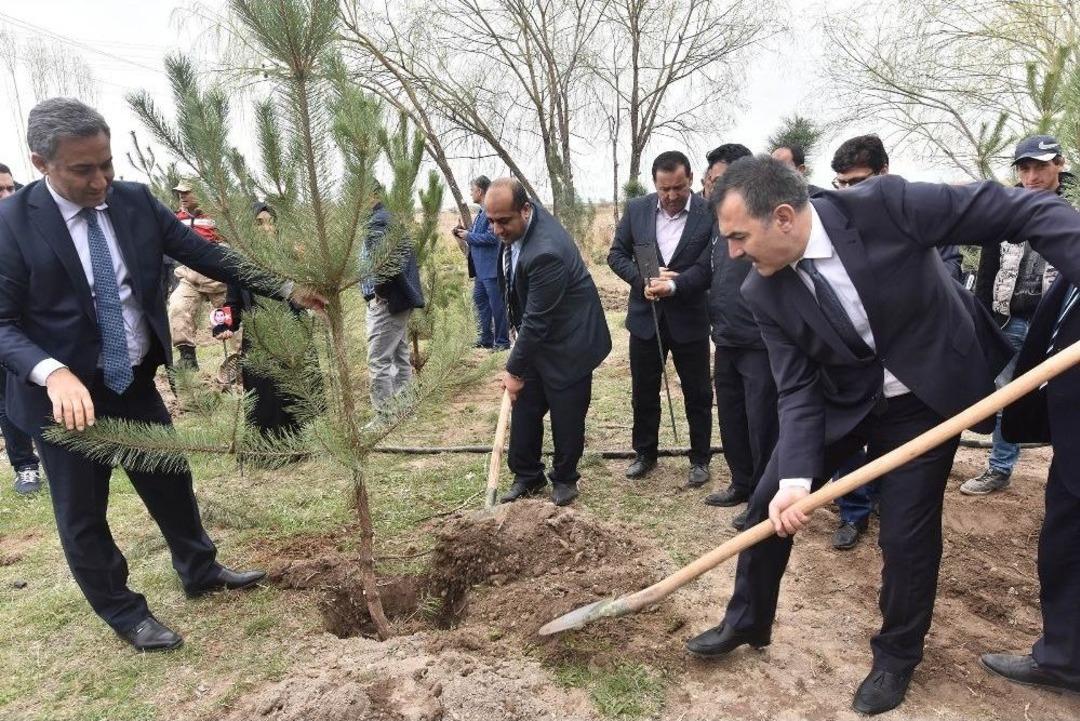 Ahlat&rsquo;ta Şehitler İ&ccedil;in Fidan Dikildi