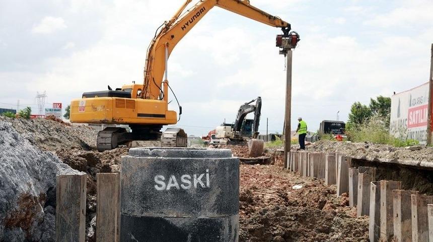 Erenler Yağmursuyu Projesi&rsquo;nde &Ccedil;alışmalar S&uuml;r&uuml;yor