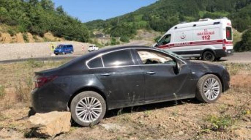 Zonguldak&rsquo;ta Otomobil Takla Attı: 3 Yaralı