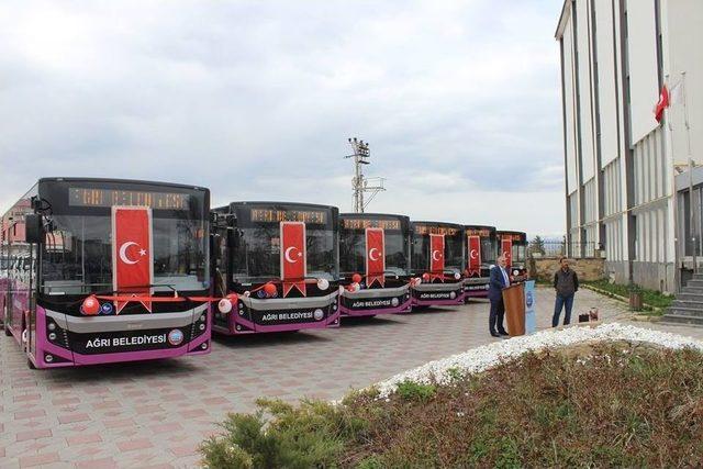 Ağrı Belediyesi Bünyesine Yeni Otobüs Kattı 1