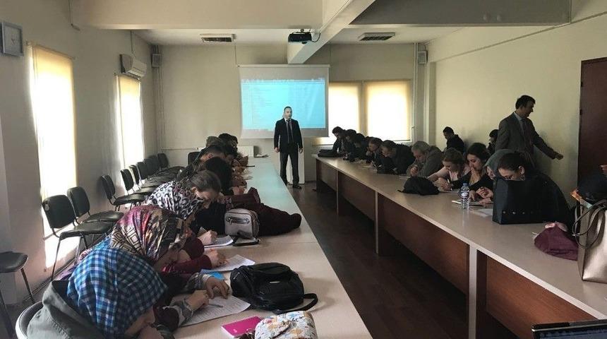 Milli Eğitim Personellerine Yangın Semineri Verildi