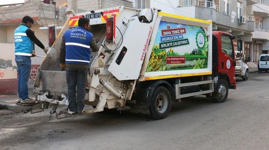 Daha Temiz Bir Ak&ccedil;akale İ&ccedil;in Temizlik Ekipleri Seferber Oldu