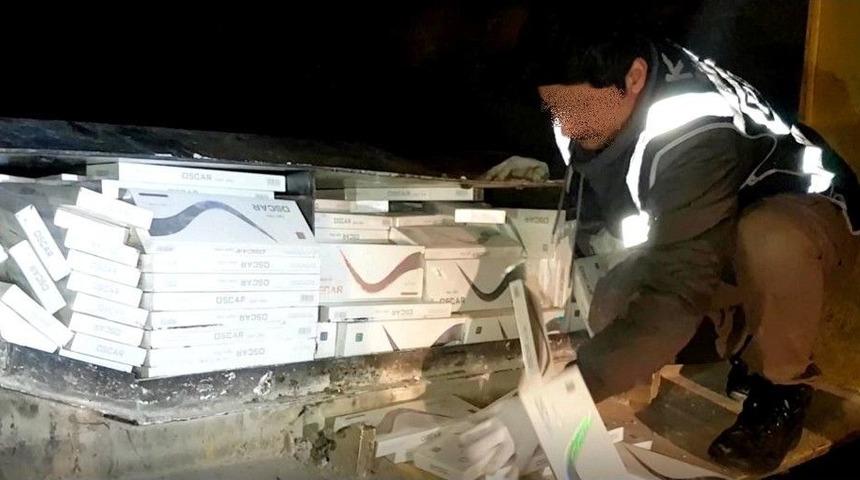 24 Bin 500 Paket G&uuml;mr&uuml;k Ka&ccedil;ağı Sigara Ele Ge&ccedil;irildi