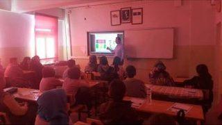 Aslanapa Ortaokulu’nda Afet Eğitimi