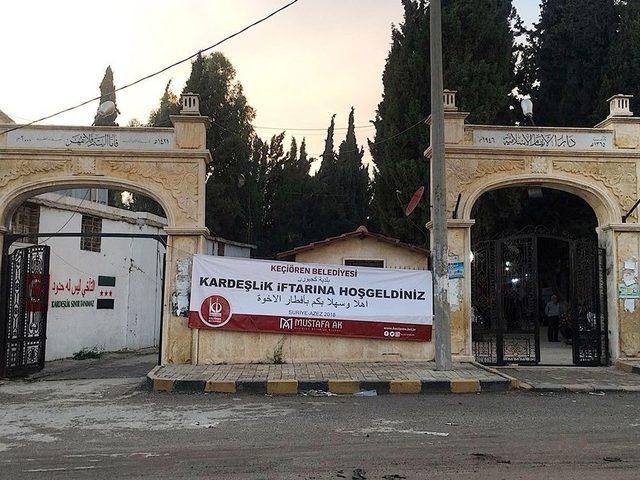 Keçiören Belediyesi’nden Azez’de Kardeşlik İftarı