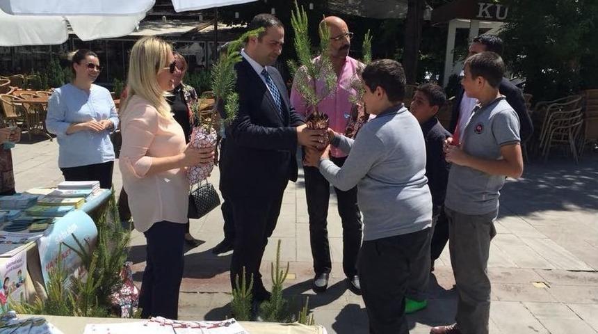 D&uuml;nya Astım G&uuml;n&uuml; Dolayısıyla &Ccedil;am Fidanı Dağıtıldı
